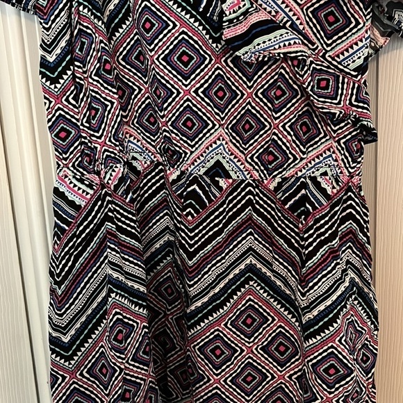 Juniors open shoulder dress elastic waist sweetheart neck - Size M - Picture 4 of 8